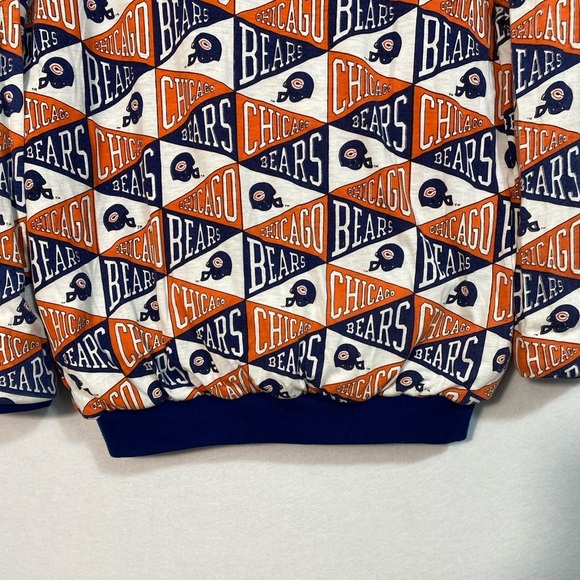 1980s Vintage NFL Chicago Bears Big Spell-Out Reversible Crew Neck Sweatshirt - Picture 9 of 14